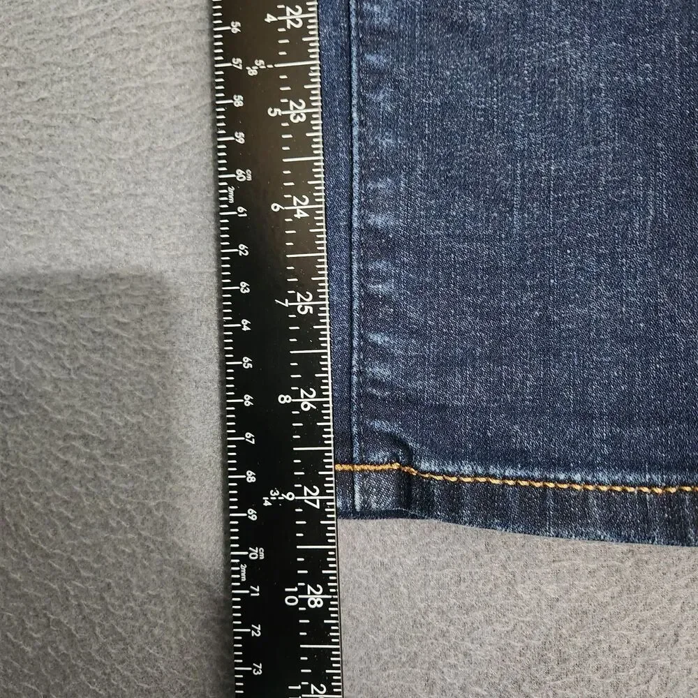 Ann Taylor LOFT Cropped Jeans Women 27/4 Dark Wash Low Rise Skinny